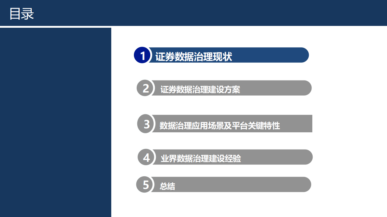 证券行业数字化转型大数据治理平台解决方案：数据治理的黄金法则