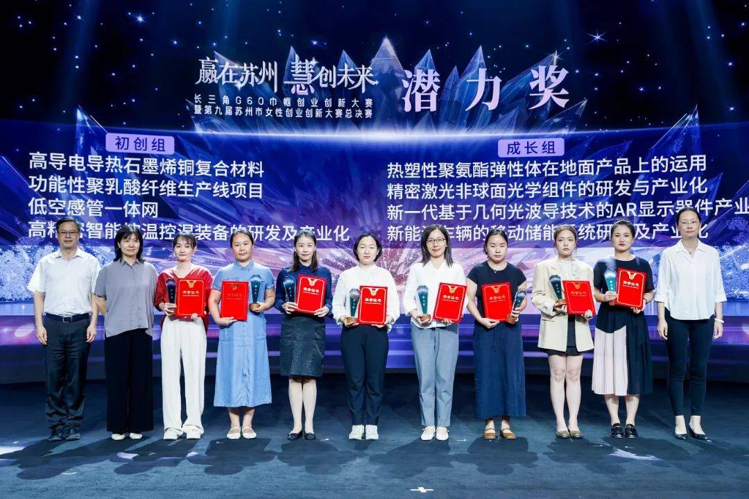 “赢在苏州 慧创未来”长三角G60巾帼创业创新大赛成功举办